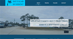 Desktop Screenshot of baypalmsrvresort.com